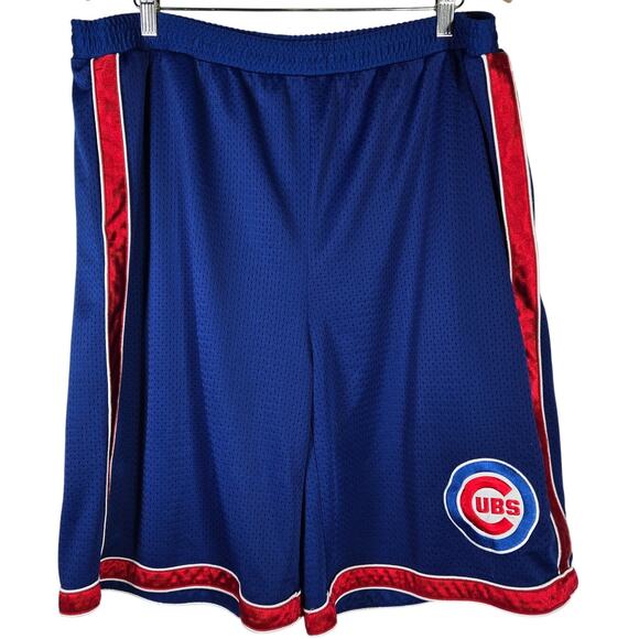 Chicago Cubs MLB Stitches Baseball Basketball Mesh Gym Shorts Size XL - Picture 1 of 10